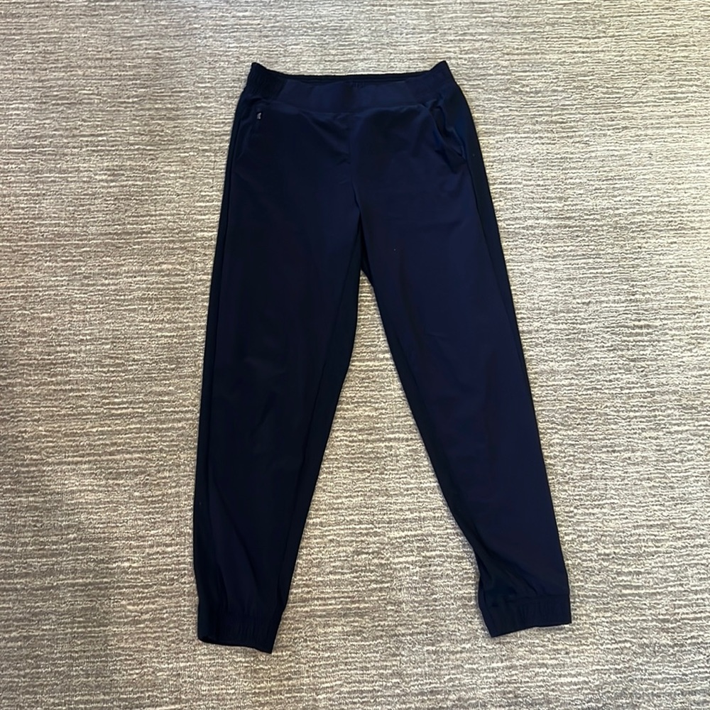 Womens Athleta joggers, navy blue, with pockets